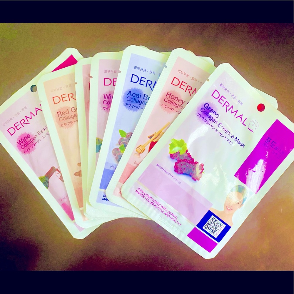 Seven (7) Assorted Face Sheet Masks